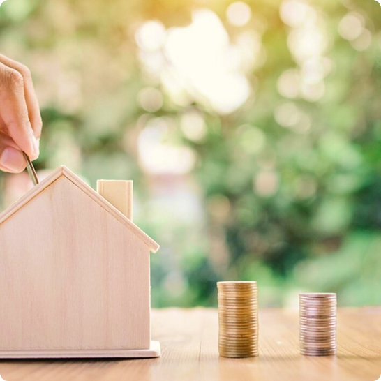 Finanzierungsmöglichkeiten mit Hausmodell